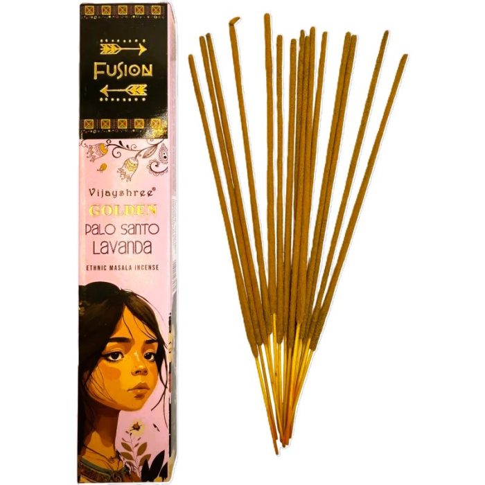 Golden Nag Füstölő - Golden Fusion Palo Santo & Lavender masala füstölő   
